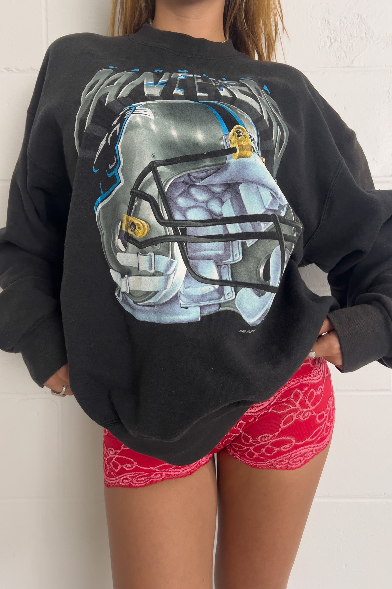 CAROLINA PANTHERS crewneck ★ Size XL