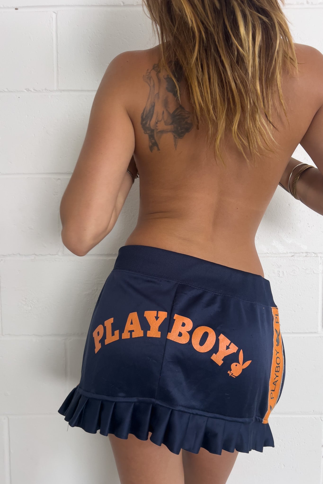 PLAYBOY vintage mini skirt ★ Size estimated small