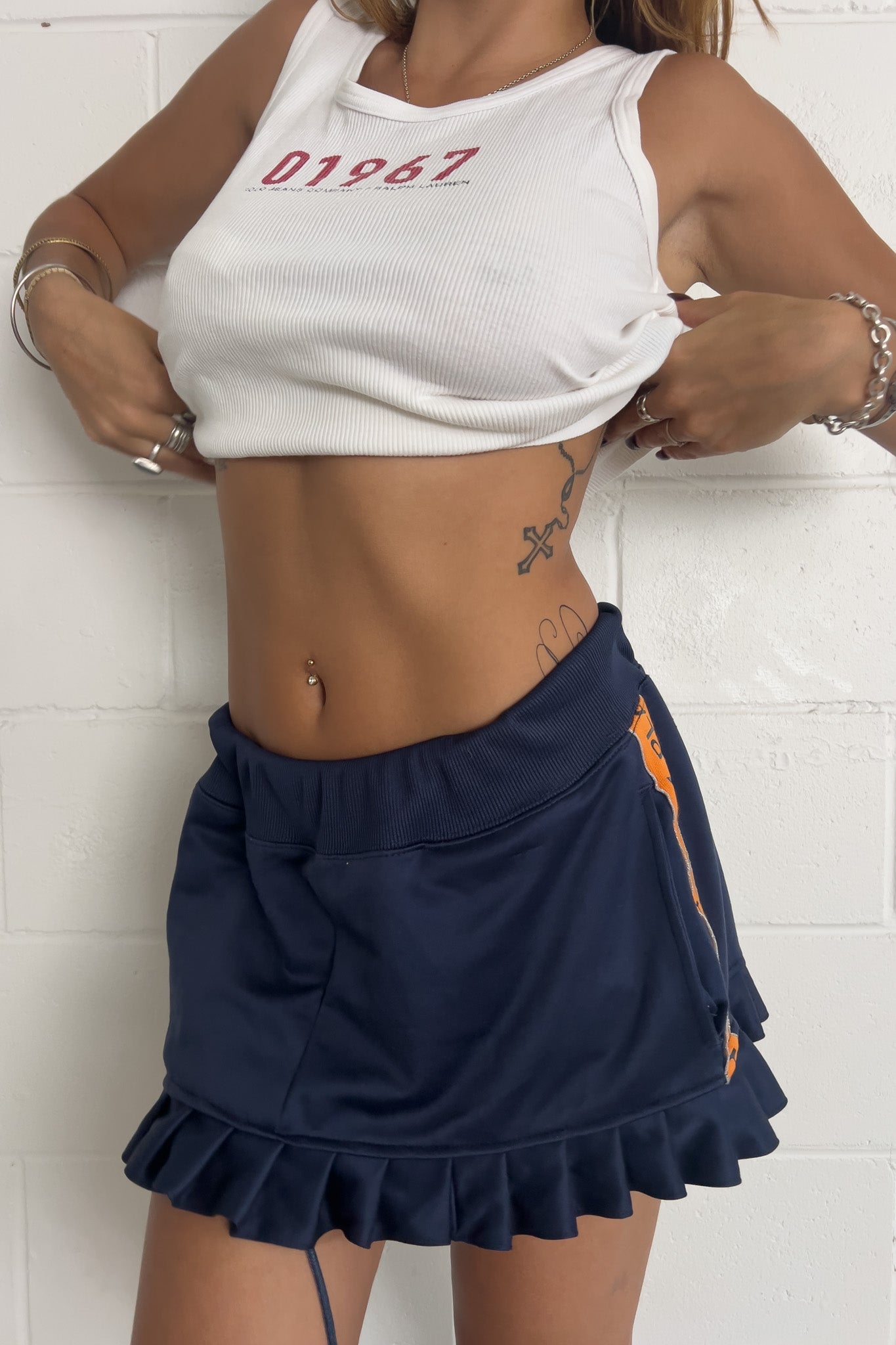 PLAYBOY vintage mini skirt ★ Size estimated small