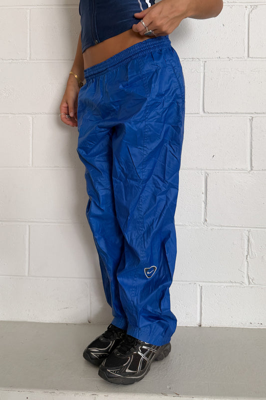 NIKE blue track pants ★ Size small