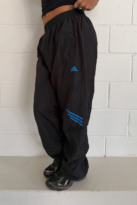 ADIDAS blue logo track pants ★ Size small-medium