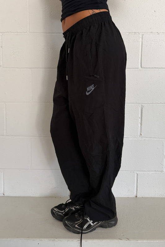 NIKE reflective-grey logo track pants ★ Size small-medium