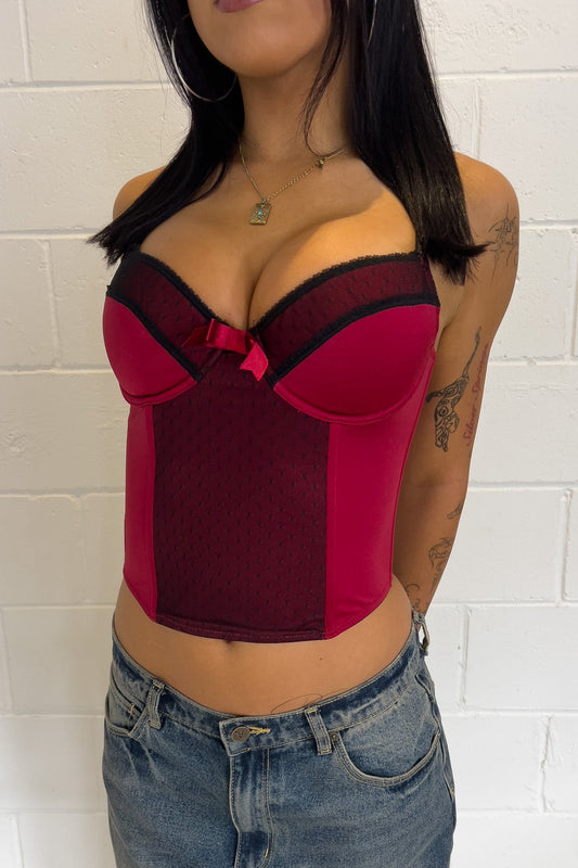 Red corset ★ Size est small