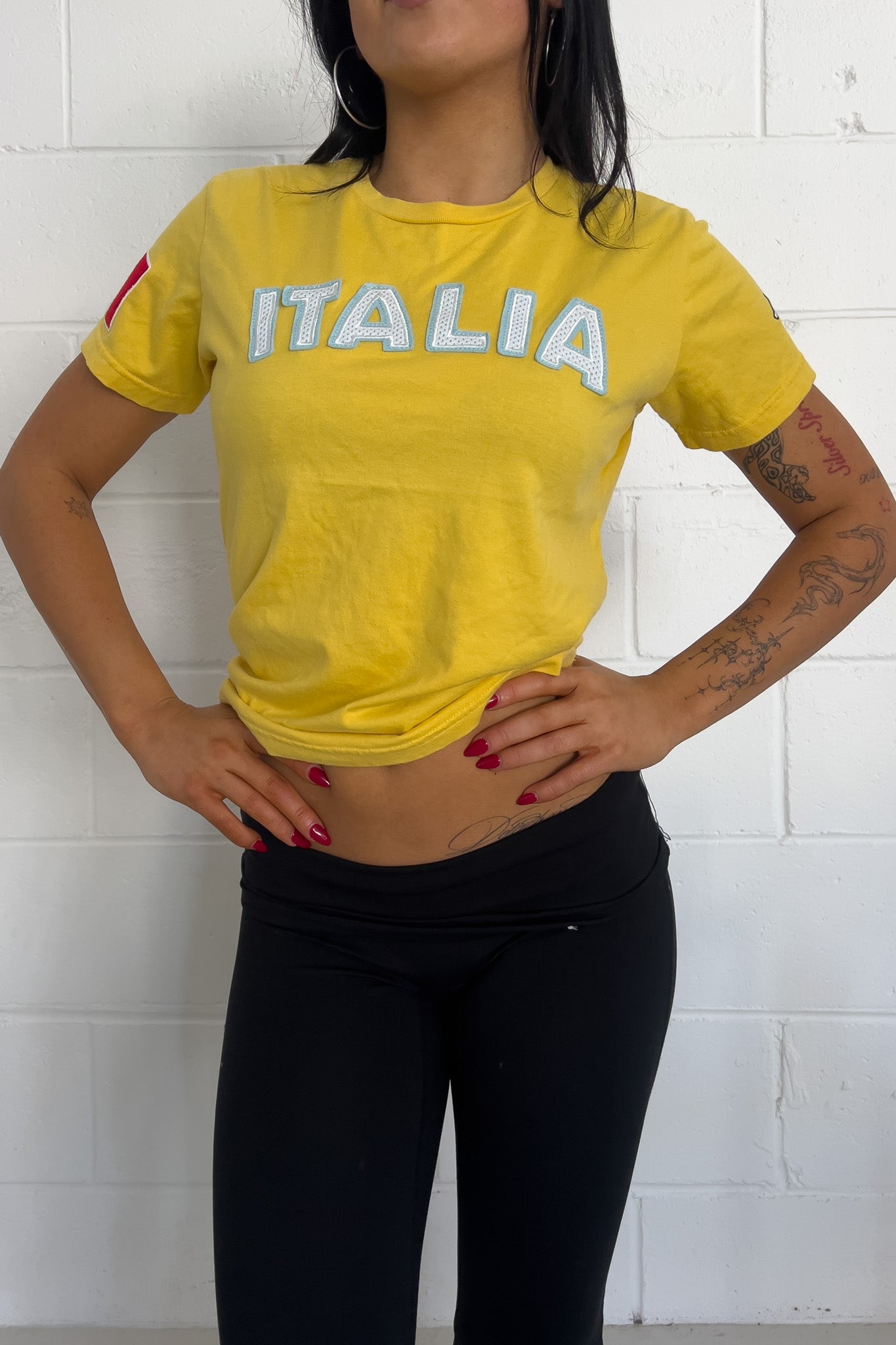 KAPPA yellow top ★ Size labelled large
