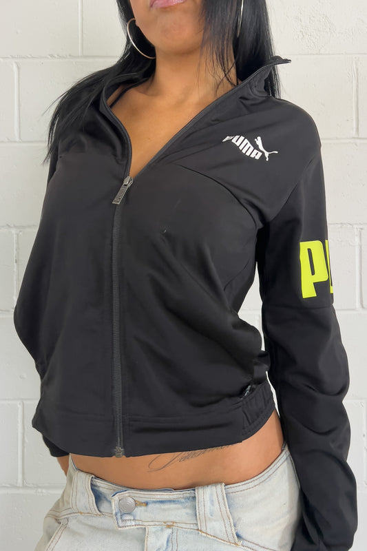 PUMA black track jacket ★ Size labelled medium