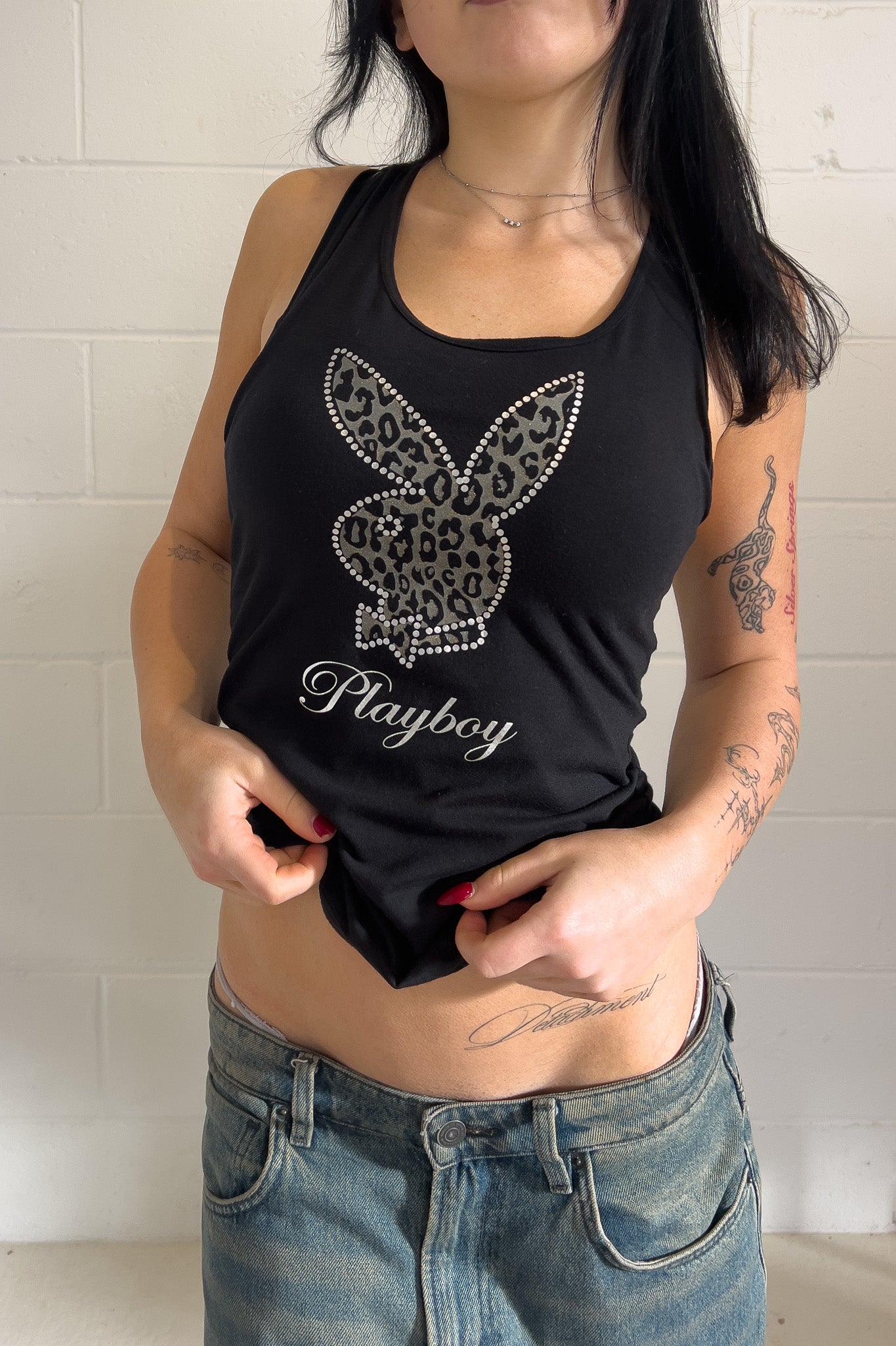PLAYBOY black tank ★ Size est small