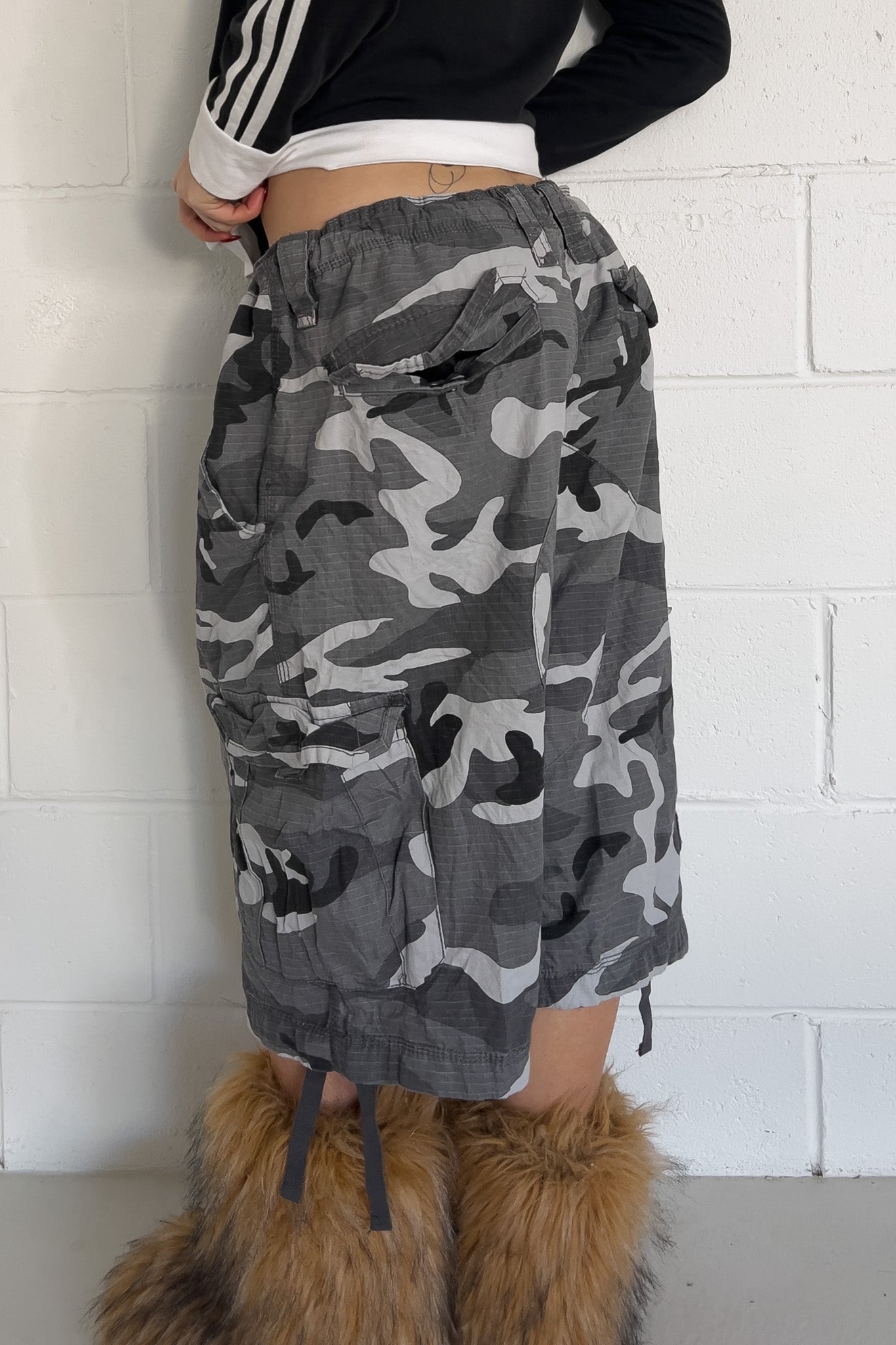 CSG grey camo shorts ★ One size (Adjustable drawstring)