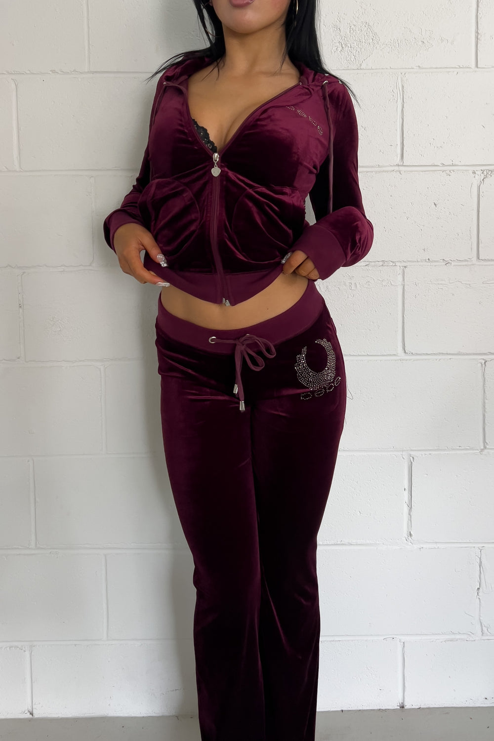 BEBE purple track jacket set ★ Size Est small/medium