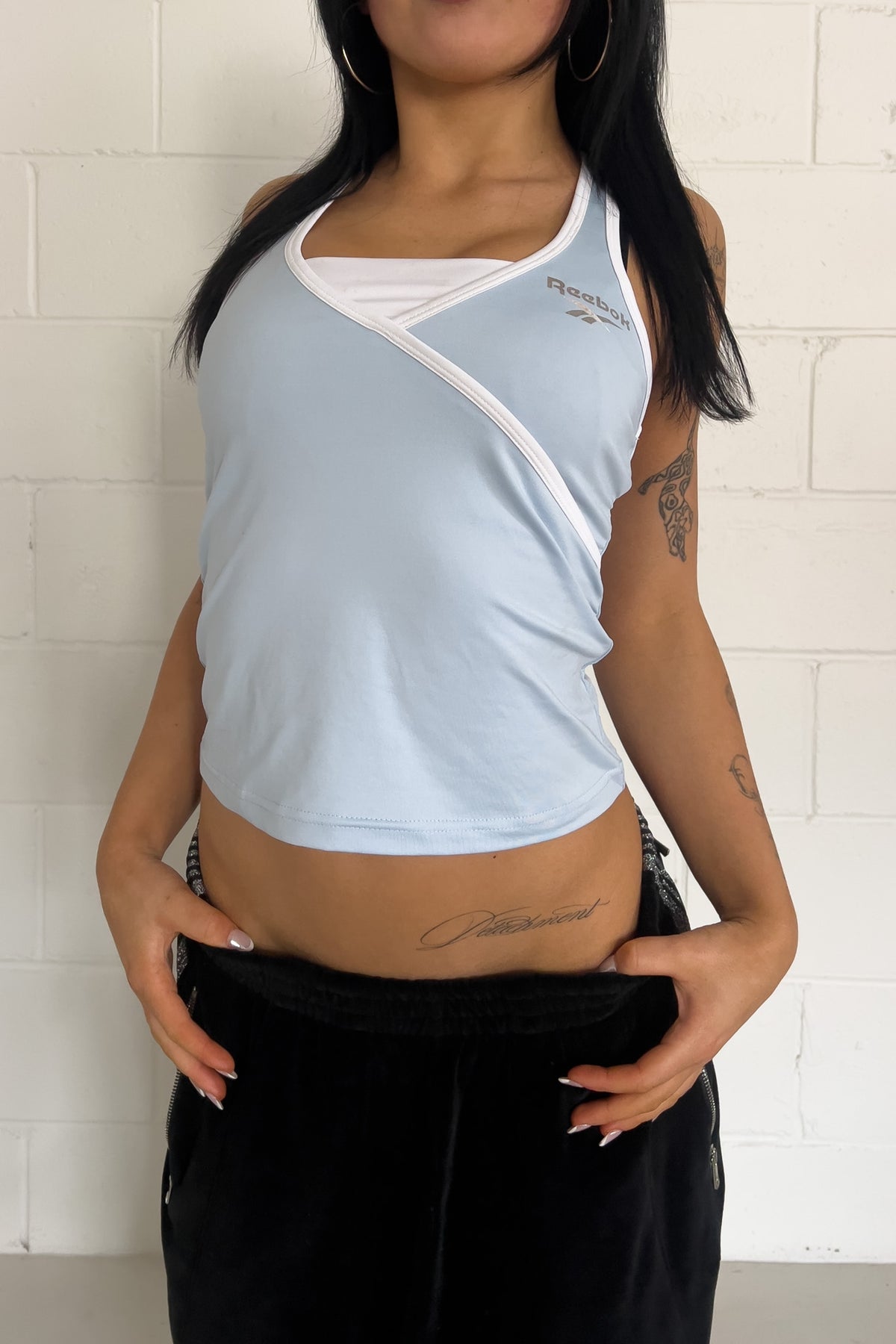 REEBOK blue sport tank ★ Size labelled medium