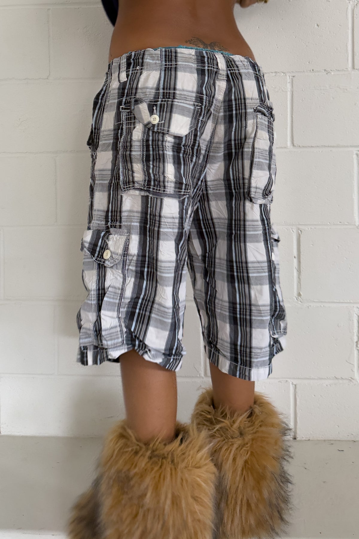 ECKO UNTLTD plaid short ★ One size adjustable waist