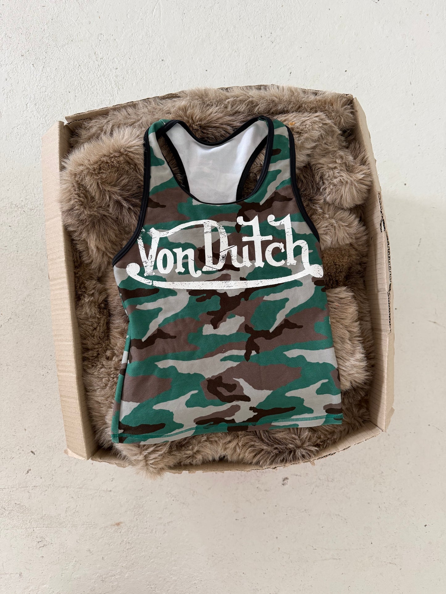 VONDUTCH camo festival top ★ Size est small