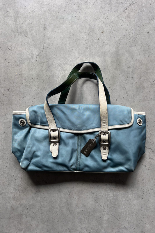 COACH blue buckle shoulder-bag ★