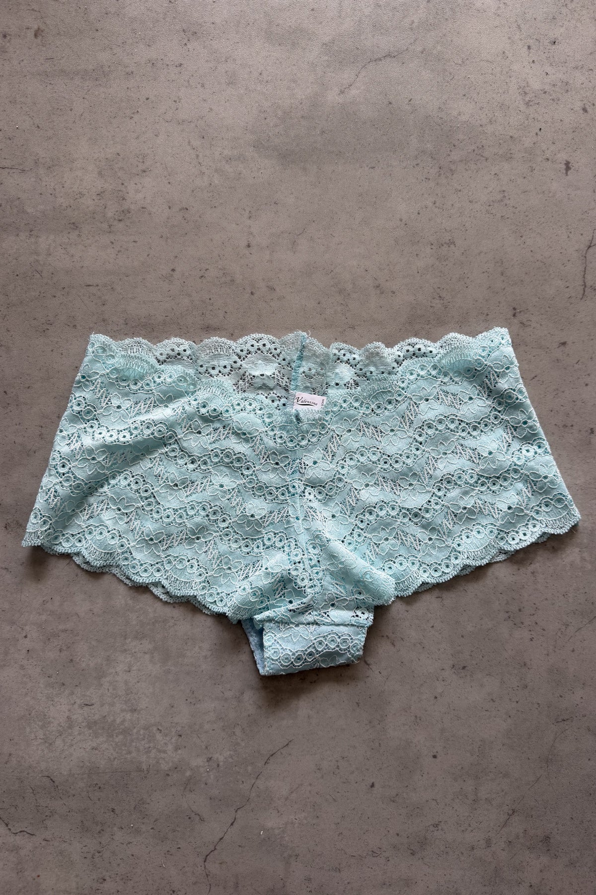 Lace baby blue micro shorts ★ Sizes available - 10, 12,