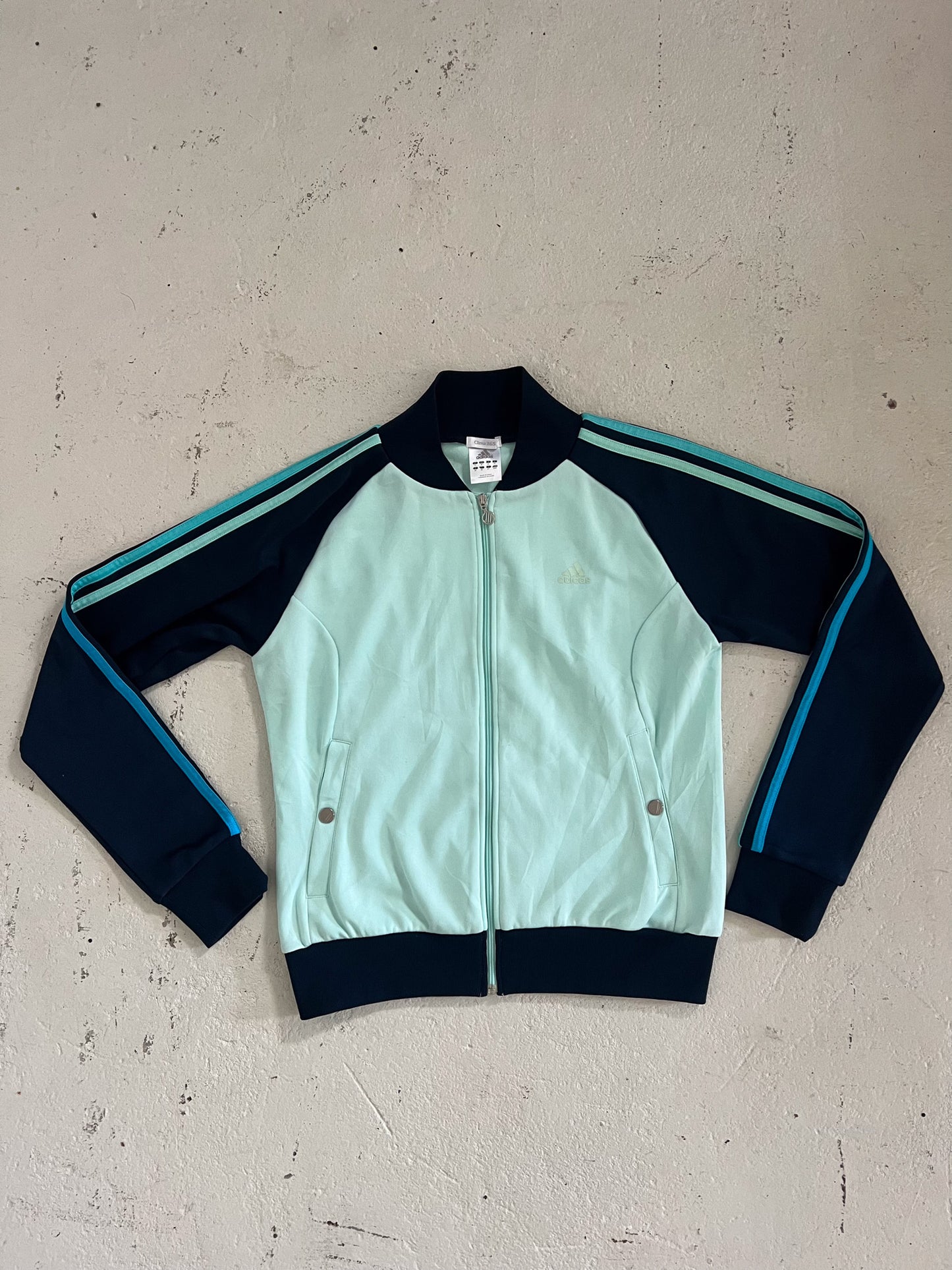 ADIDAS blue trackjacket ★ Size 14 (Y)