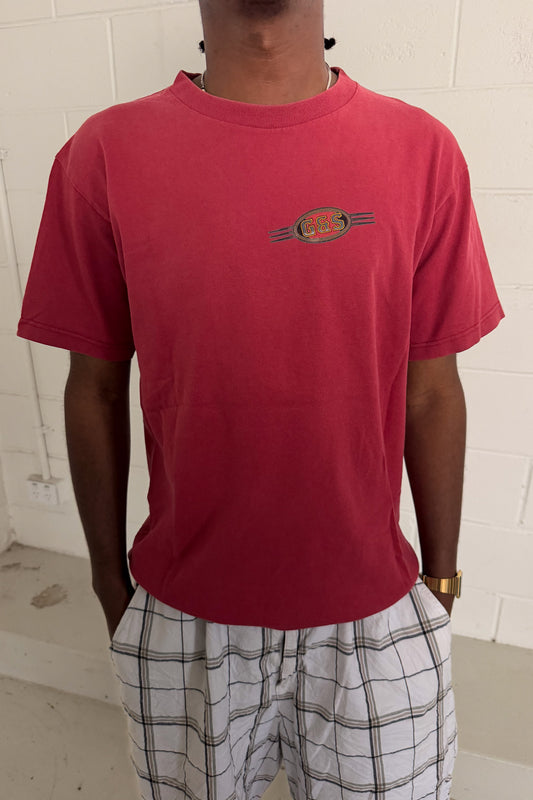 GORDON & SMITH red graphic tee ★ Size medium