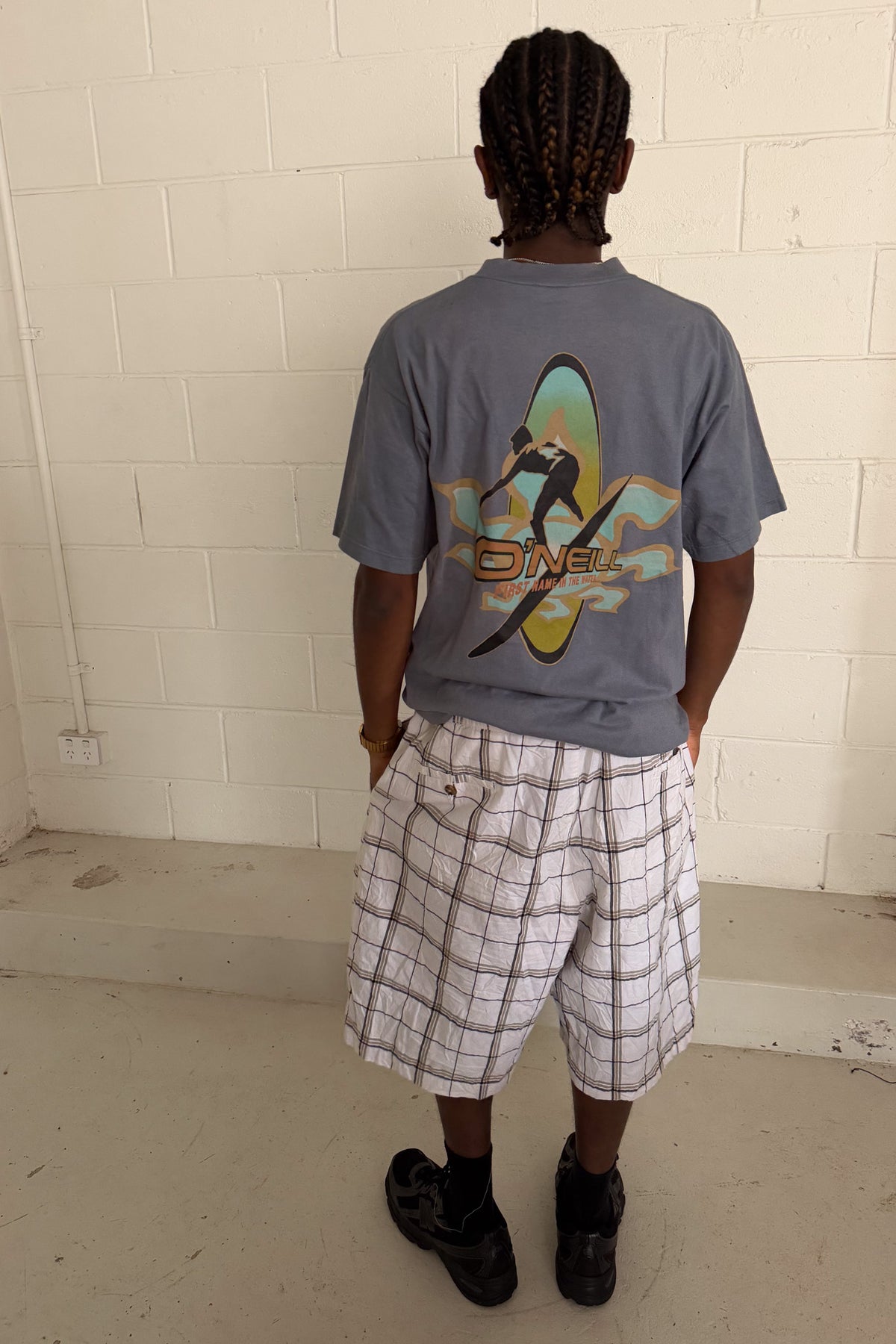 O'NEILL blue graphic tee ★ Size medium