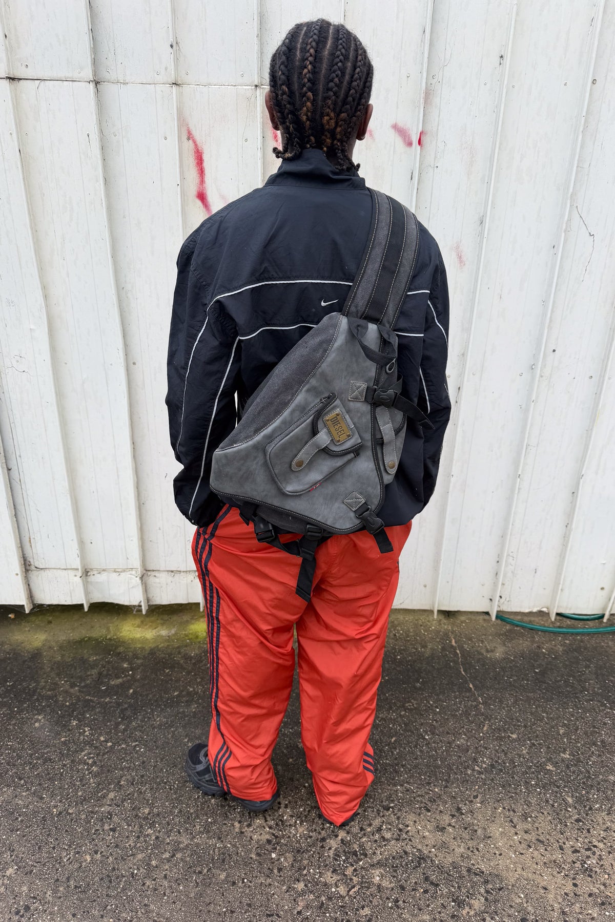DIESEL vintage satchel nap bag ★