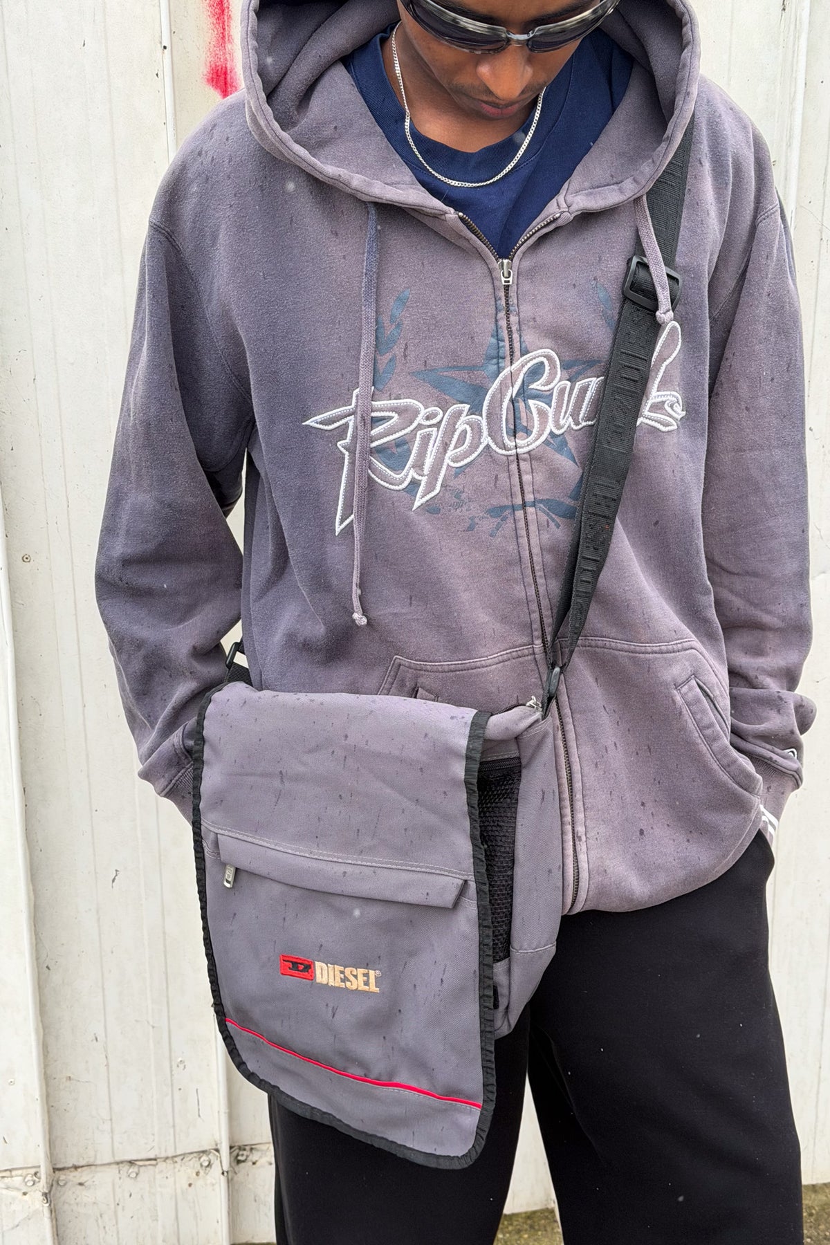 DIESEL vintage satchel nap bag ★