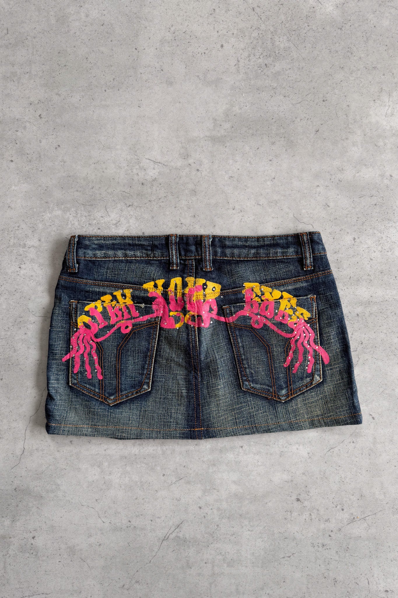 MISS SIXTY denim micro skirt ★ Size estimated small