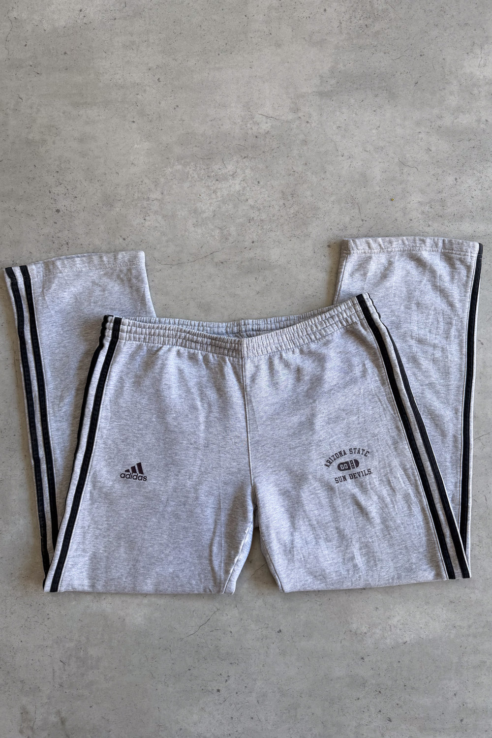 ADIDAS striped grey trackpants ★ Size estimated XXL