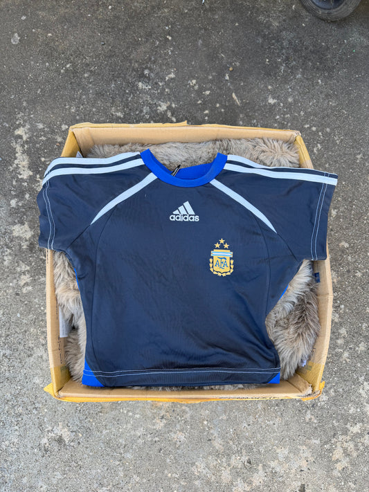 ADDIDAS navy AFA cropped jersey★ Size estimated XS