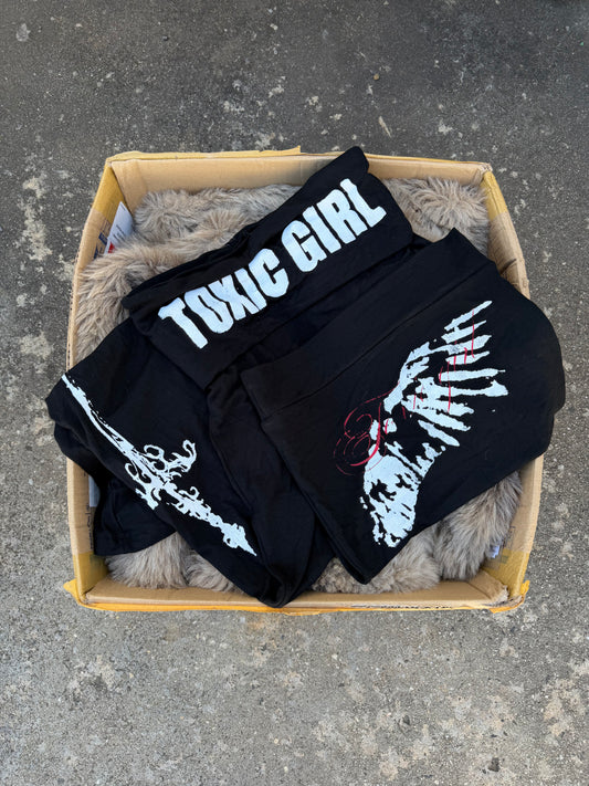 TOXIC GIRL festival set - black ★ Size estimated small
