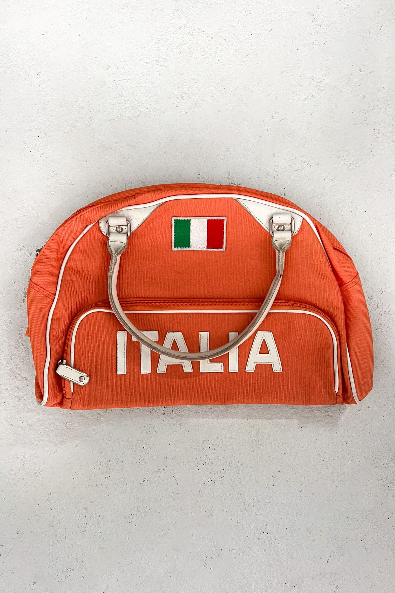 ITALIA orange vintage handbag