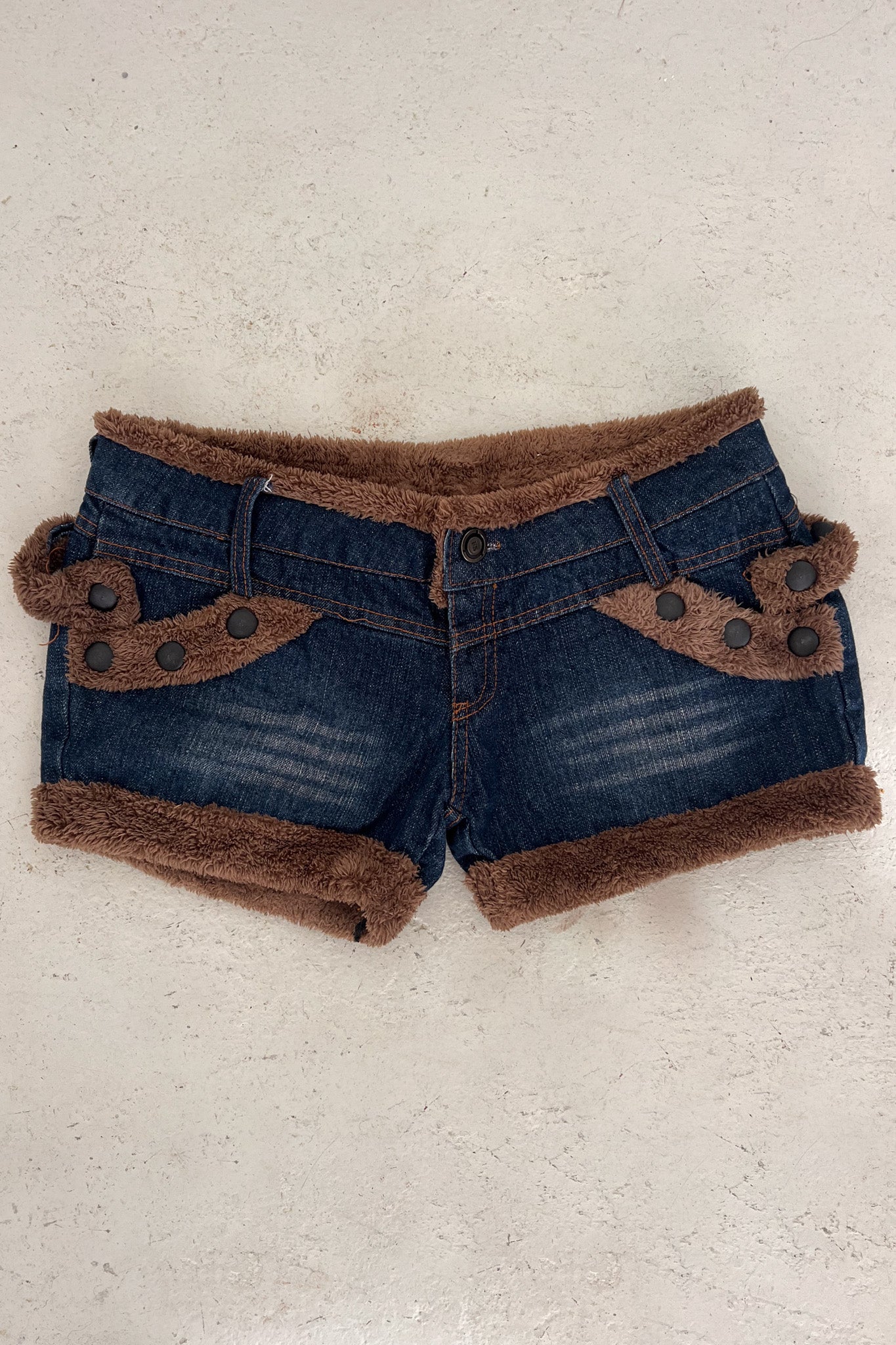 Y2K fluffy shorts