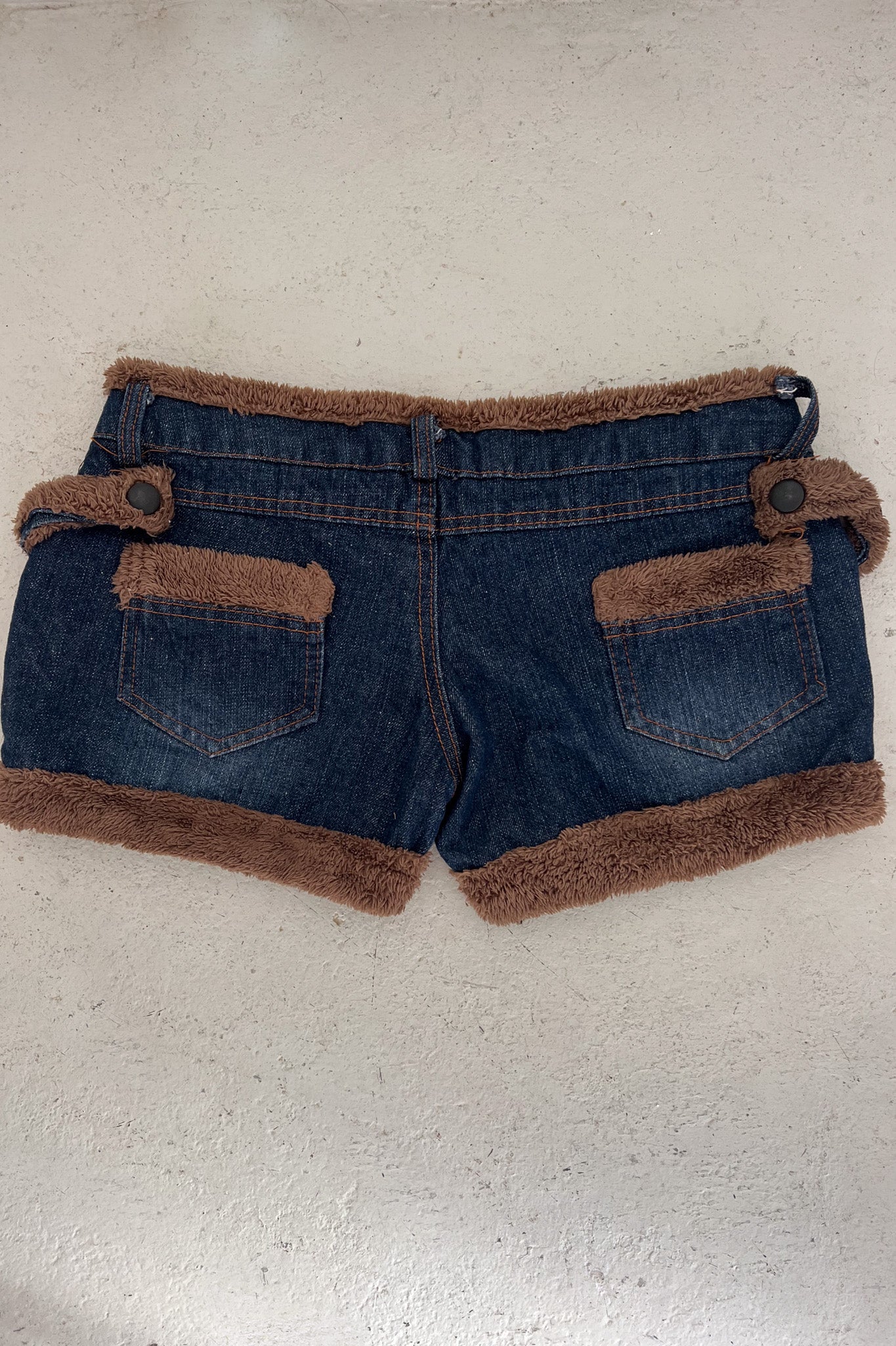 Y2K fluffy shorts