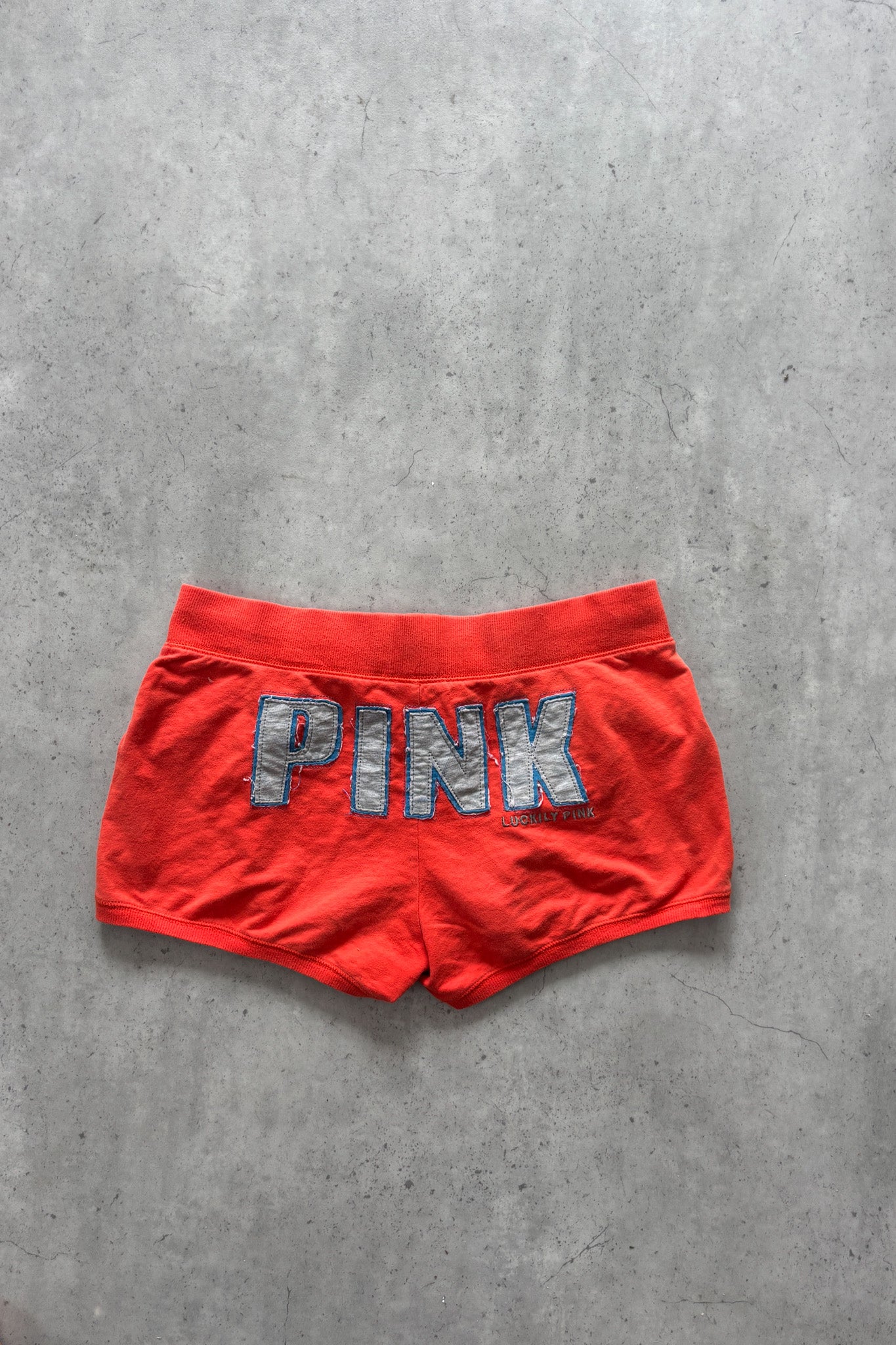 PINK orange mini shorts ★ Size large