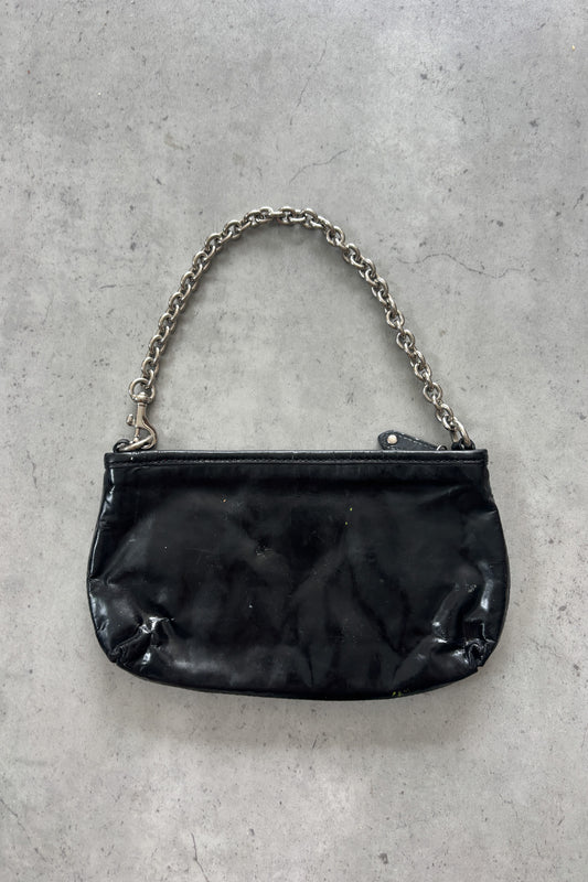 COACH black leather purse ★