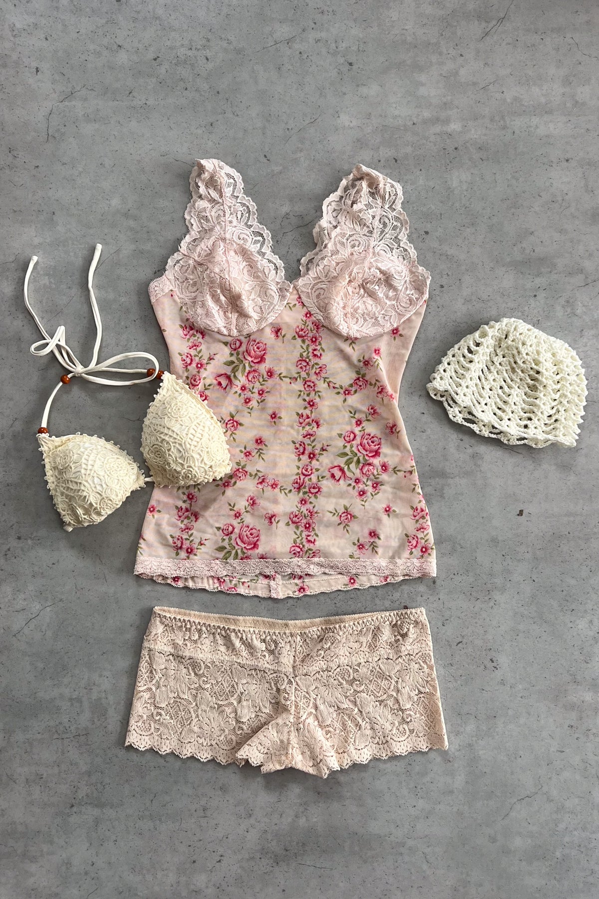 CREAM festival lacey booty shorts ★ SIZES AVAILABLE