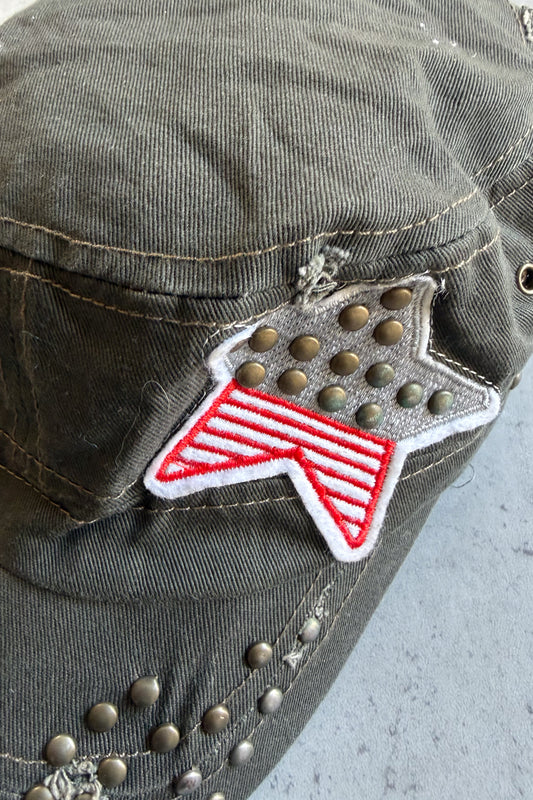Khaki start cadet hat ★