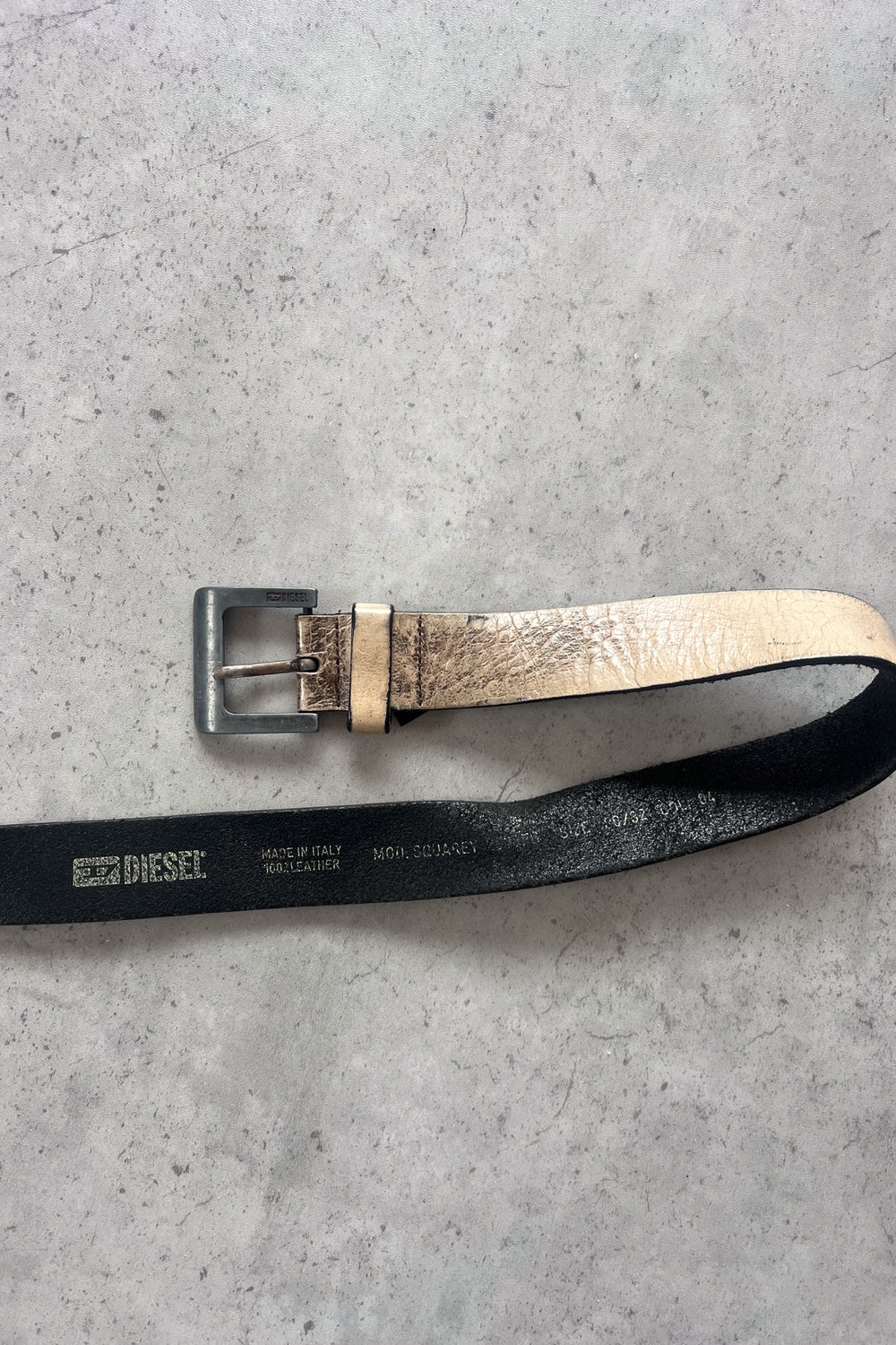 DIESEL leather belt - light brown ★ Size 30/32