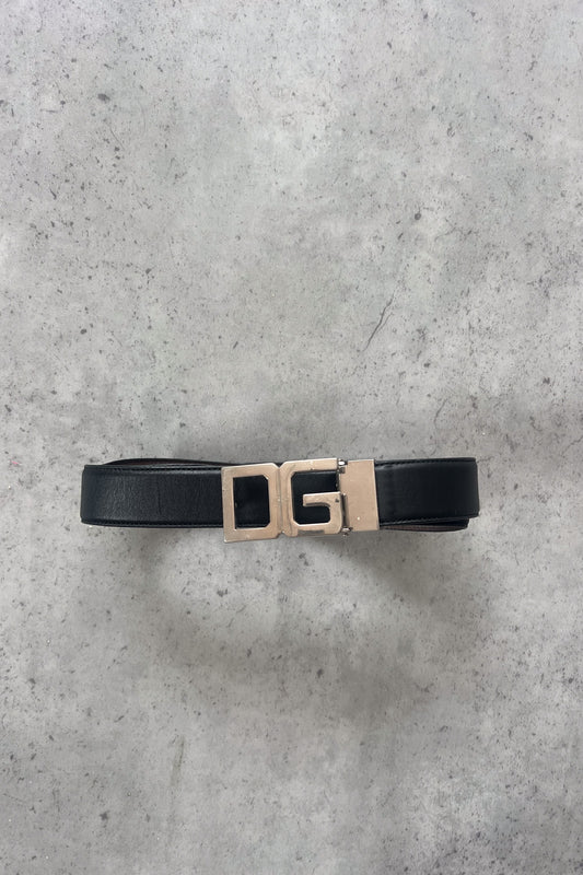 DOLCE AND GABBANA silver belt ★ 84cm