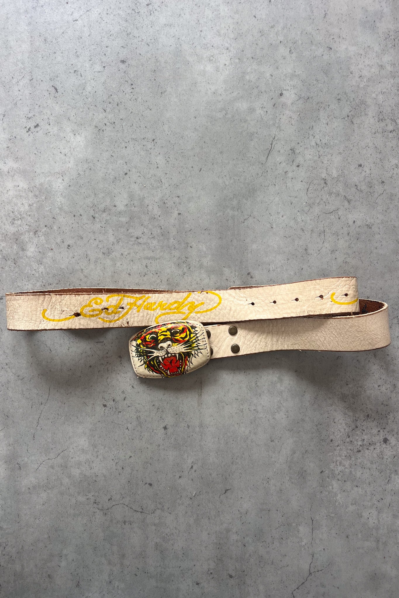 ★★★ ED HARDY graphic belt ★ 122cm