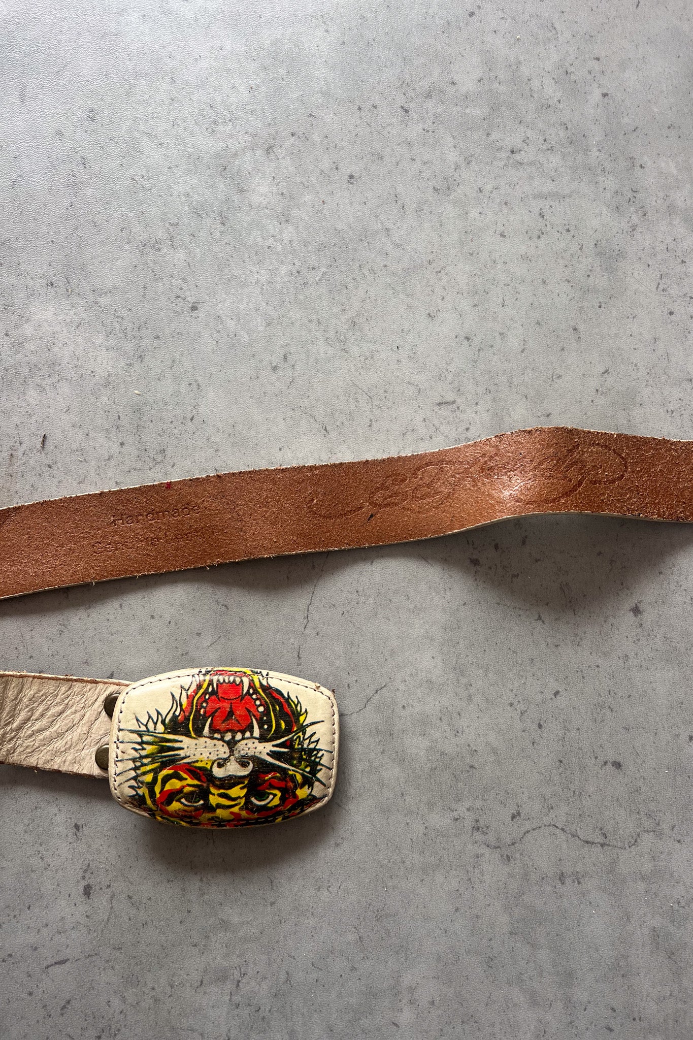 ★★★ ED HARDY graphic belt ★ 122cm
