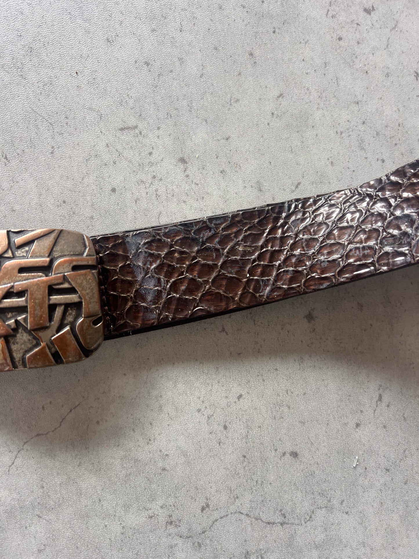 MISS SIXTY brown leather belt