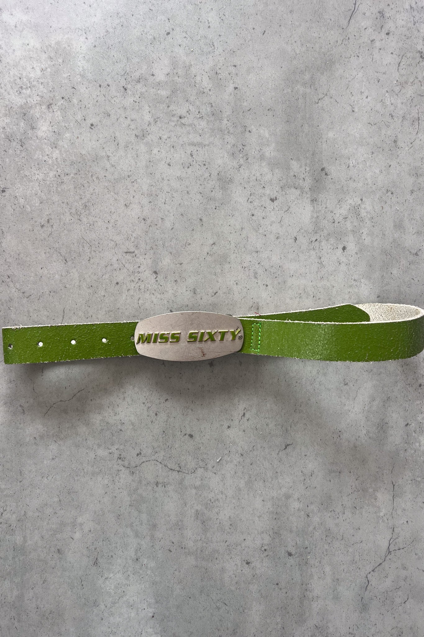 MISS SIXTY lime green belt ★ Estimated size xxs - xs