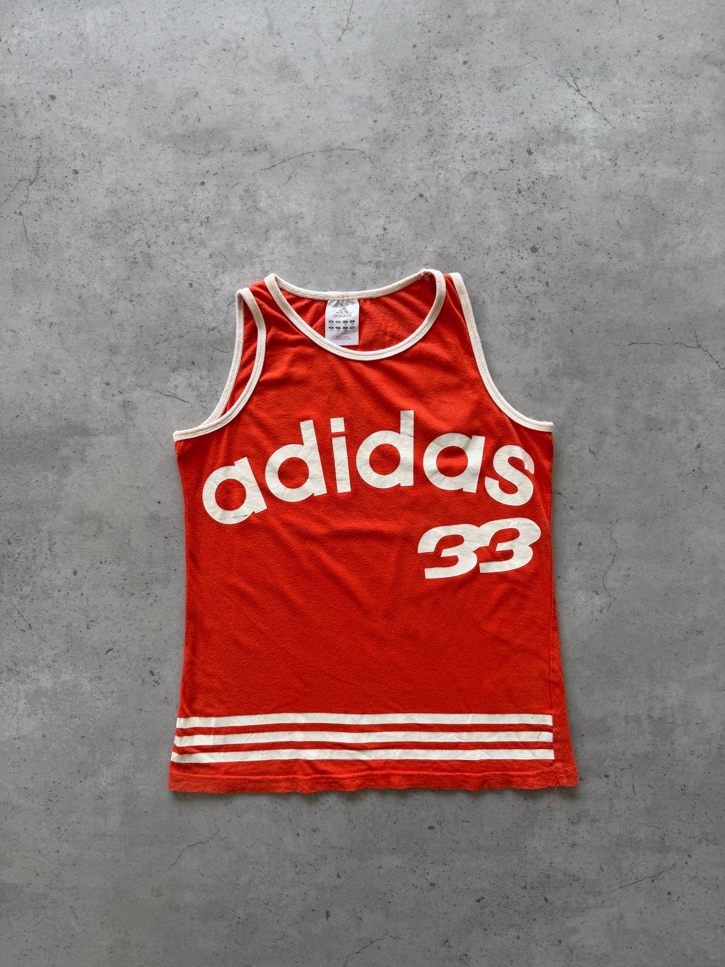 ADIDAS orange tank ★ Size est small/medium