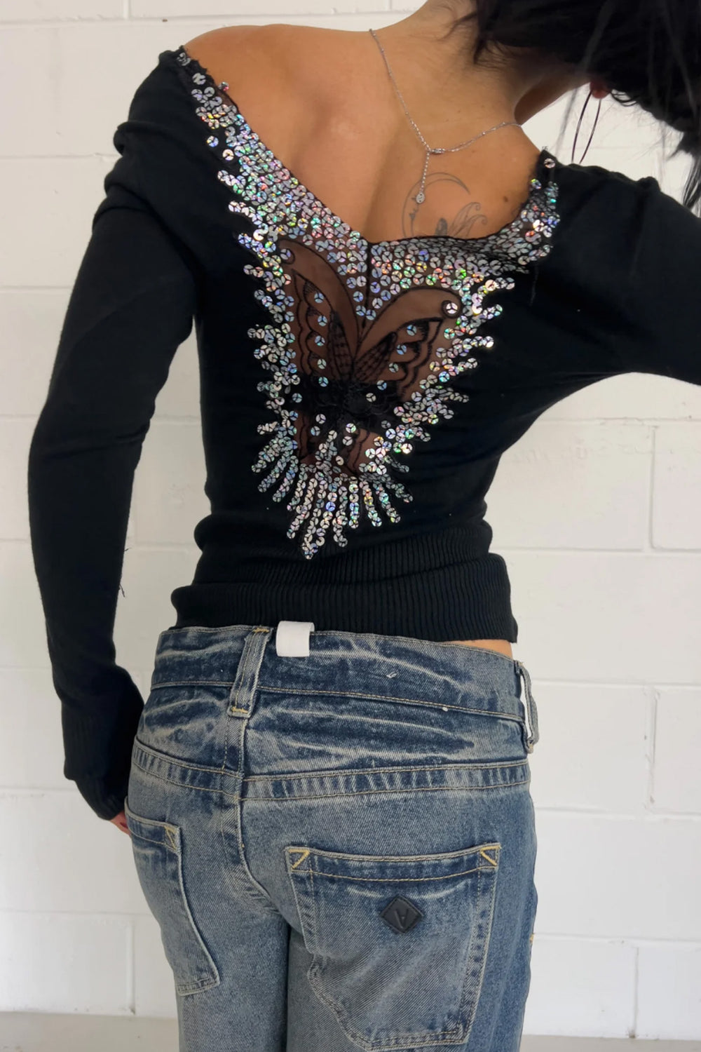 BEBE black long sleeve ★ Size est small