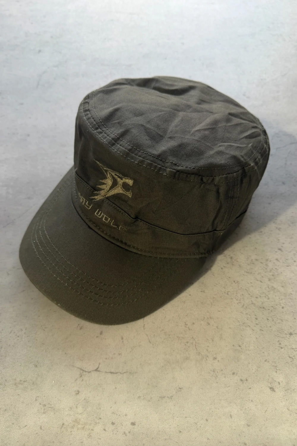Army green wolf cadet hat ★