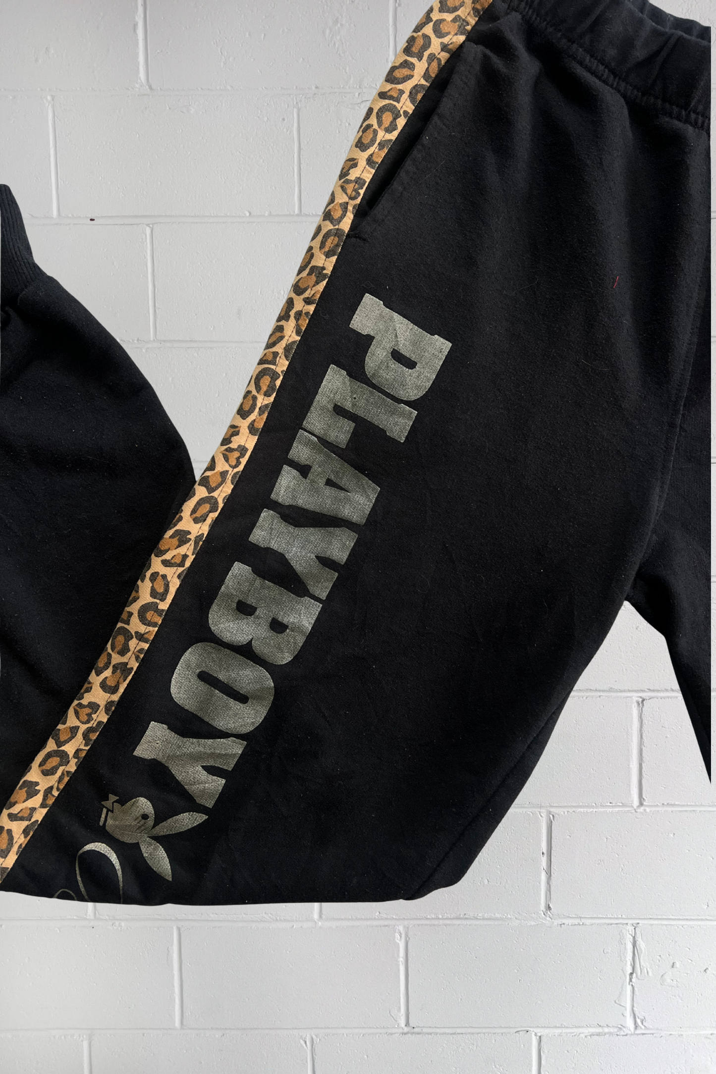 PLAYBOY leopard print trackpants ★ Size medium
