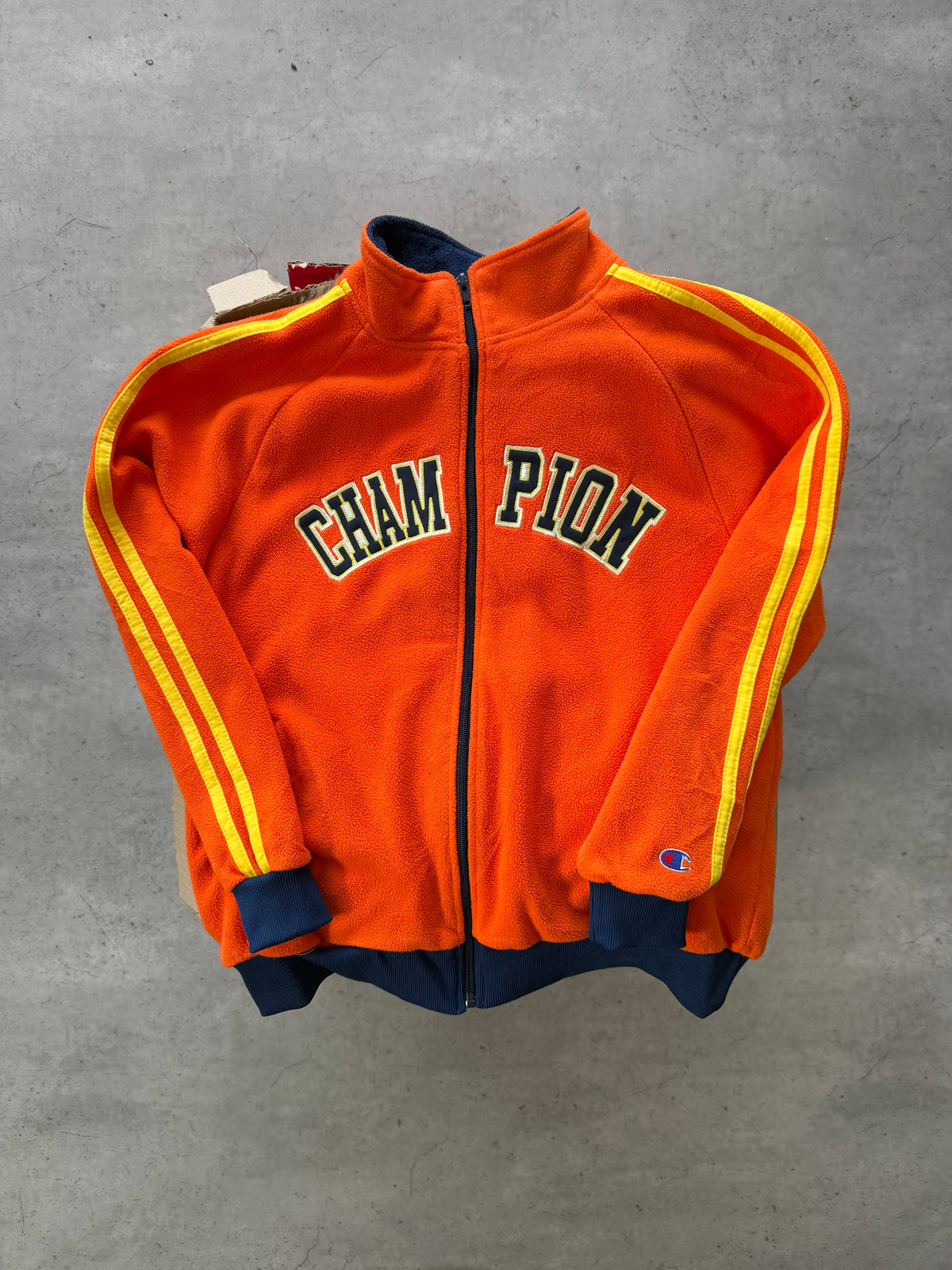 CHAMPION orange tracjacket ★ Size medium