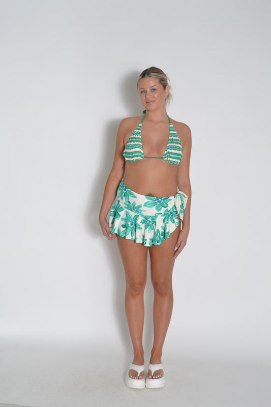 Tropical vintage micro skirt