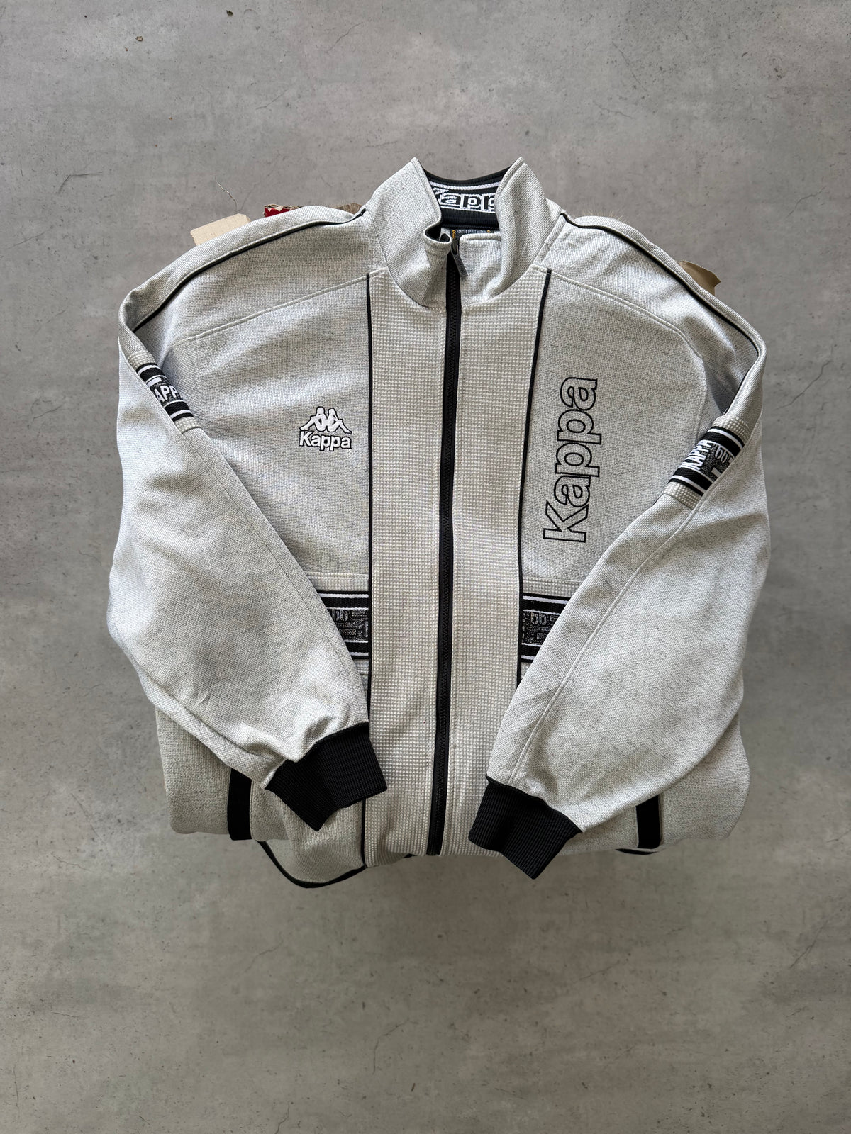 KAPPA silver sport jacket ★ Size est large