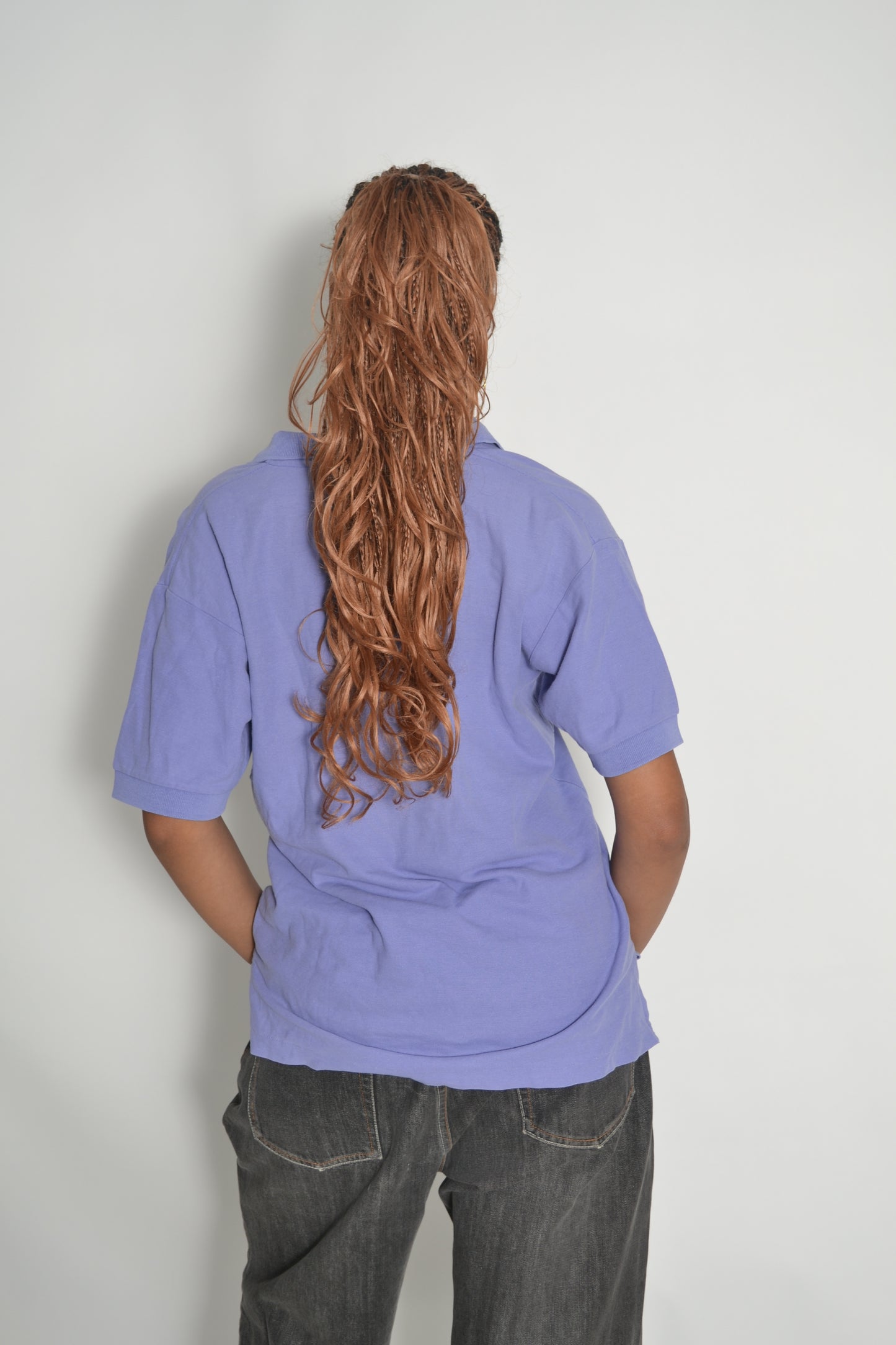 YSL purple polo