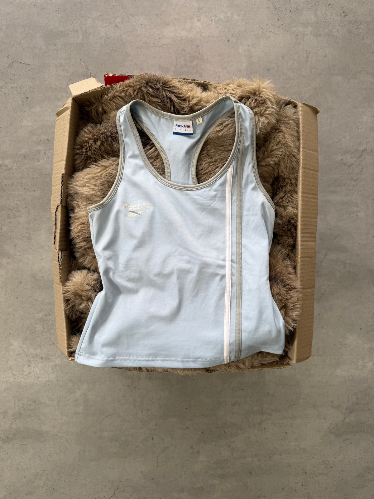 REEBOK blue sport tank ★ Size labelled large
