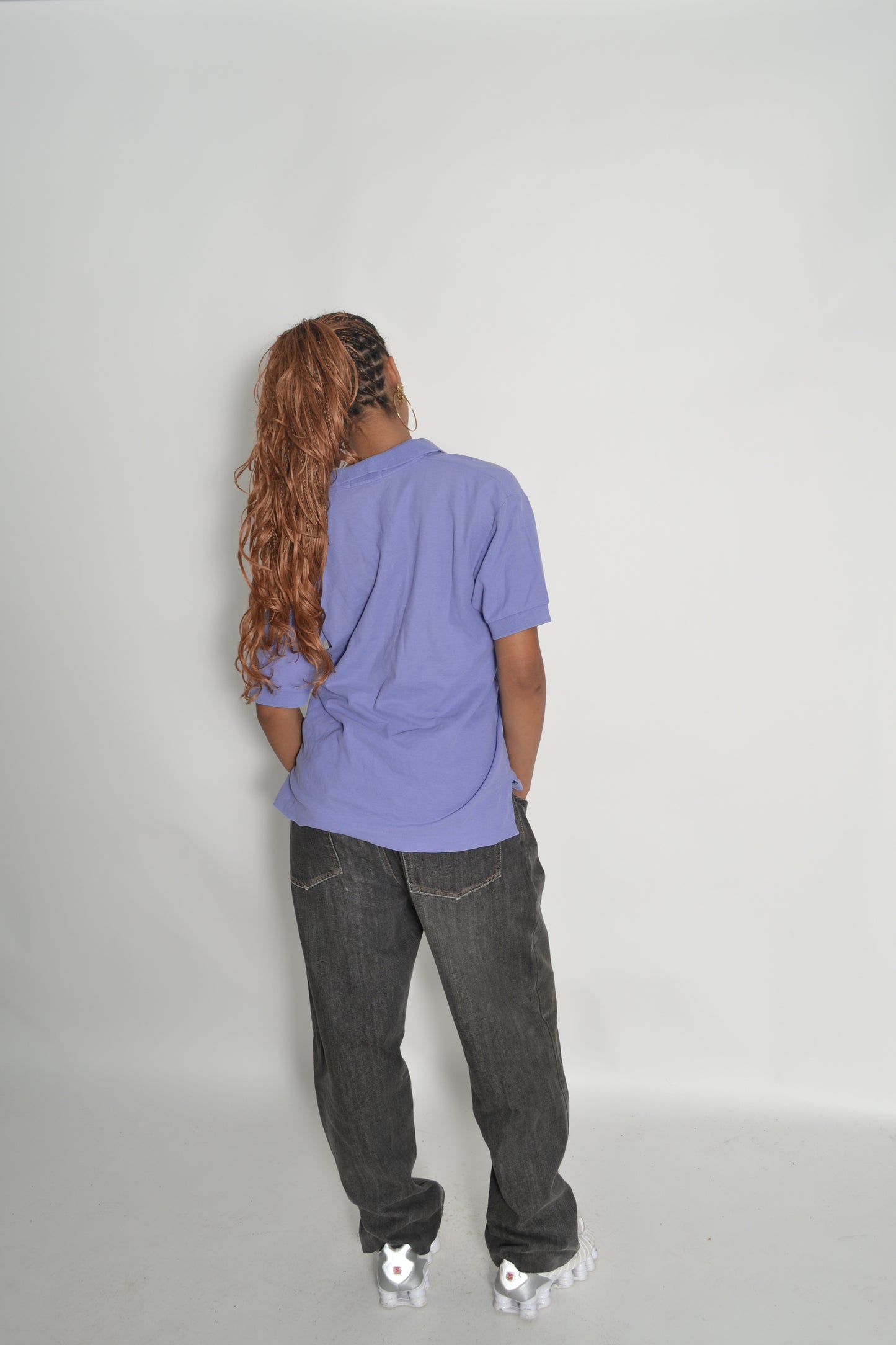 YSL purple polo