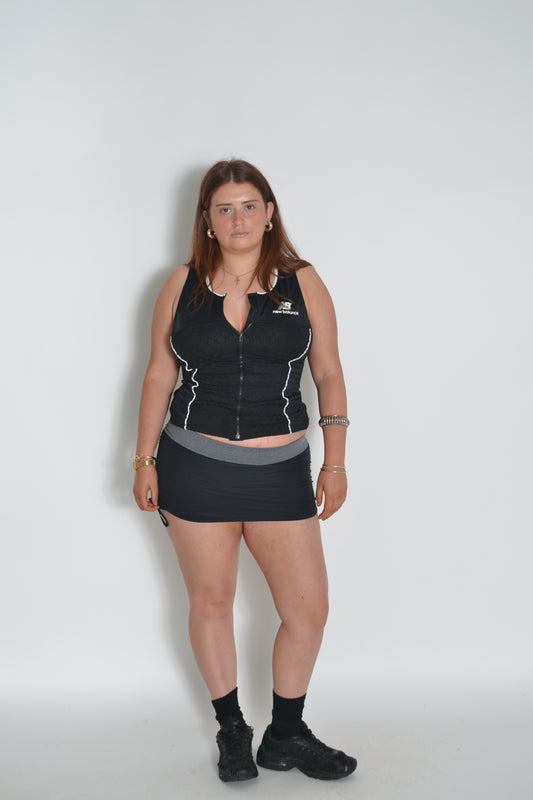 NIKE black mini sport skirt